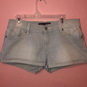 Levi Denim Striped Shorts